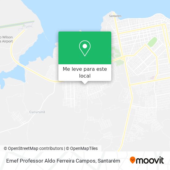 Emef Professor Aldo Ferreira Campos mapa