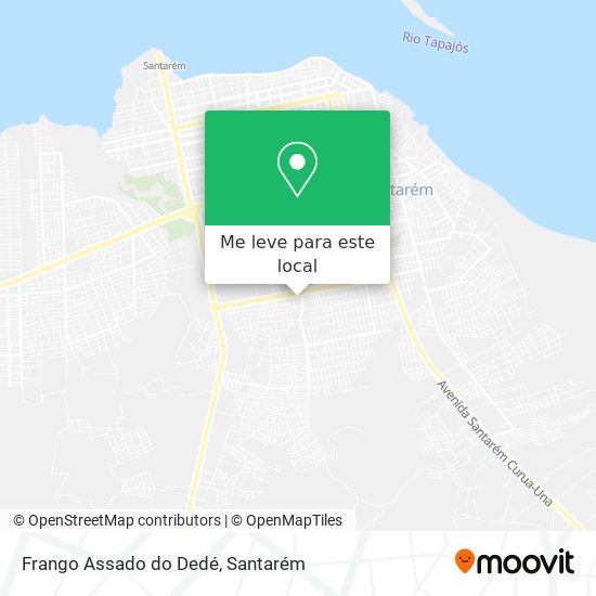 Frango Assado do Dedé mapa