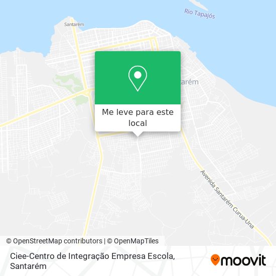 Ciee-Centro de Integração Empresa Escola mapa