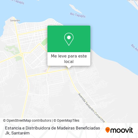 Estancia e Distribuidora de Madeiras Beneficiadas Jk mapa