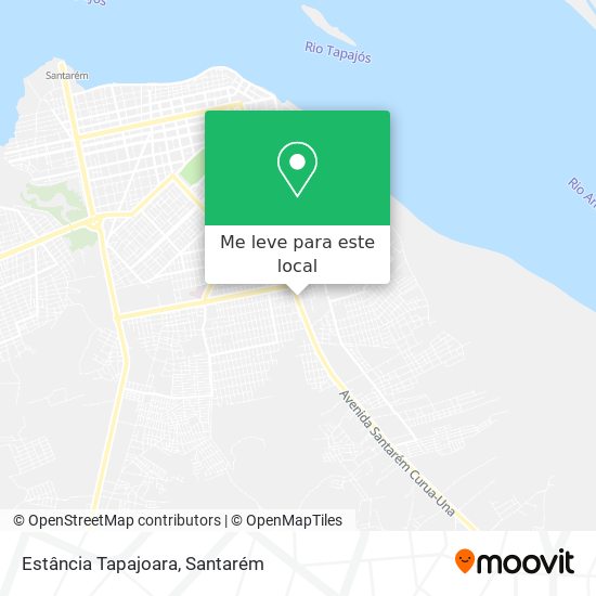 Estância Tapajoara mapa