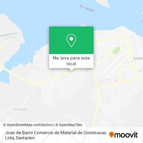 Joao de Barro Comercio de Material de Construcao Ltda mapa