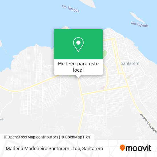 Madesa Madeireira Santarém Ltda mapa