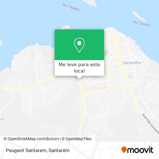Peugeot Santarem mapa