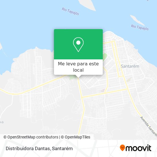 Distribuidora Dantas mapa