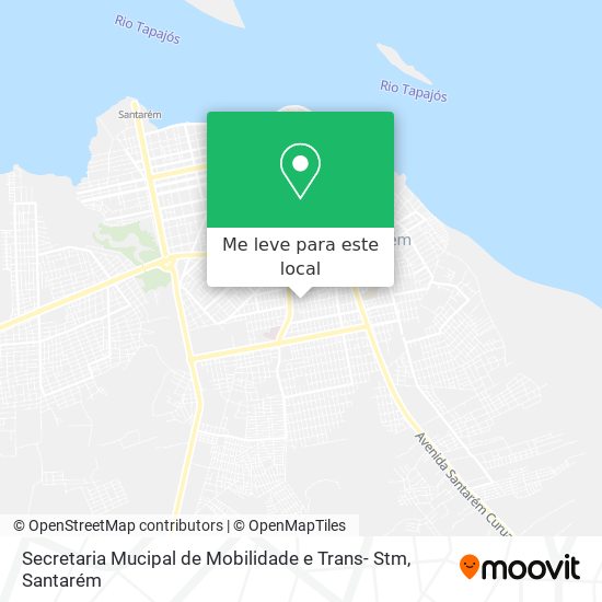Secretaria Mucipal de Mobilidade e Trans- Stm mapa