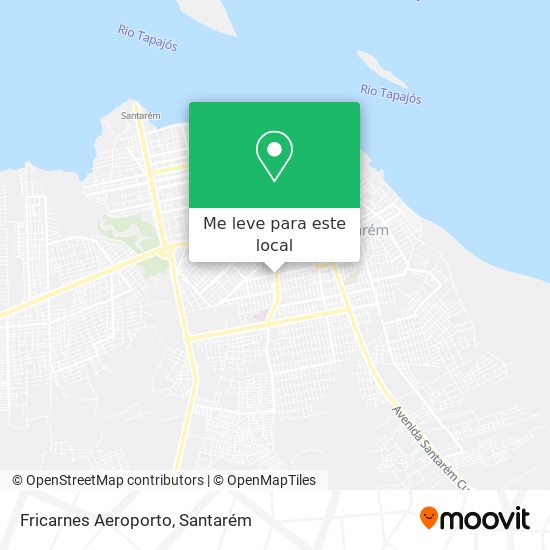 Fricarnes Aeroporto mapa