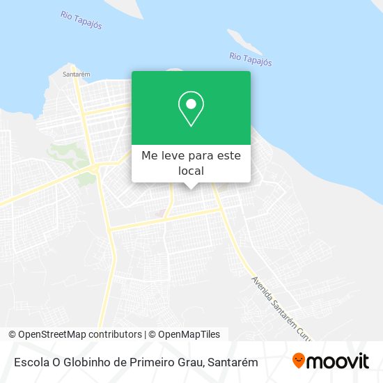 Escola O Globinho de Primeiro Grau mapa