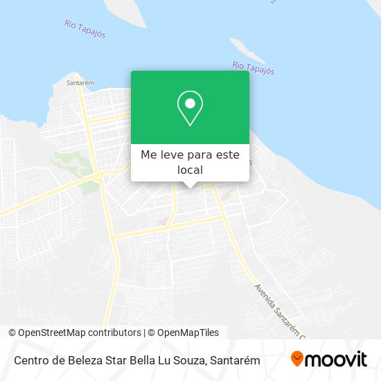 Centro de Beleza Star Bella Lu Souza mapa
