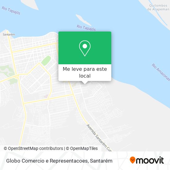 Globo Comercio e Representacoes mapa