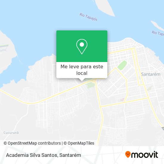 Academia Silva Santos mapa
