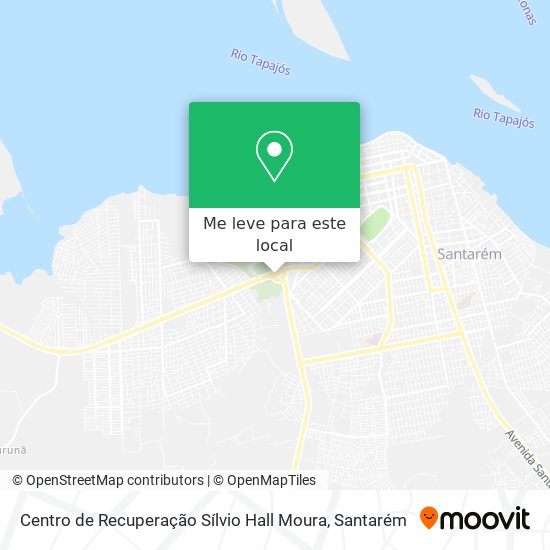 Centro de Recuperação Sílvio Hall Moura mapa