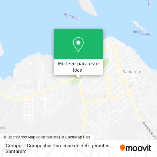 Compar - Companhia Paraense de Refrigerantes. mapa