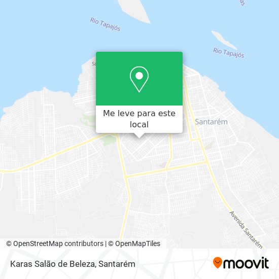 Karas Salão de Beleza mapa