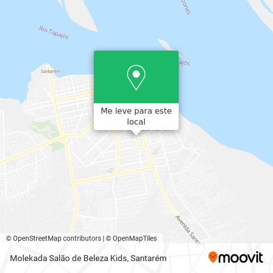 Molekada Salão de Beleza Kids mapa