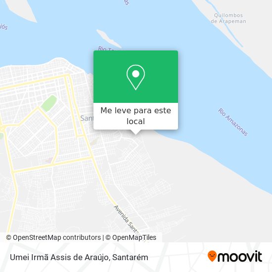 Umei Irmã Assis de Araújo mapa