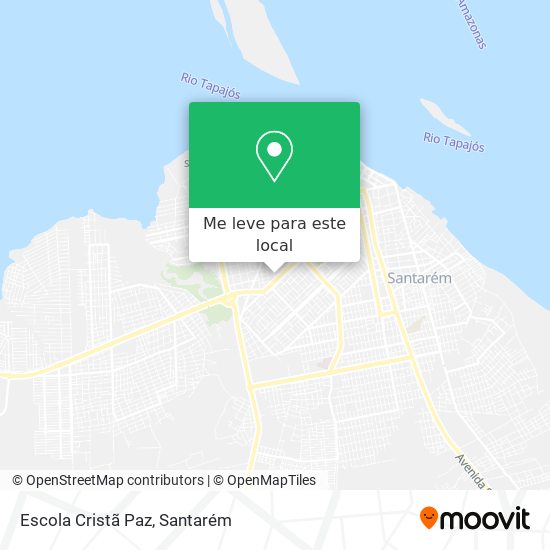 Escola Cristã Paz mapa