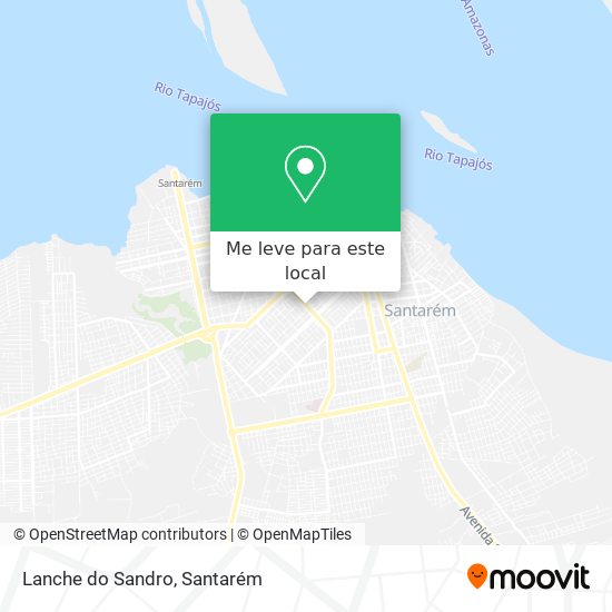 Lanche do Sandro mapa