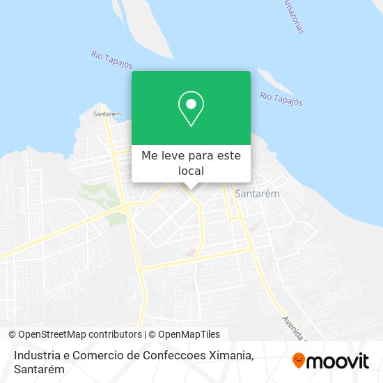Industria e Comercio de Confeccoes Ximania mapa