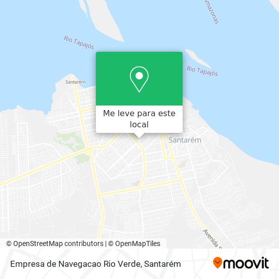 Empresa de Navegacao Rio Verde mapa