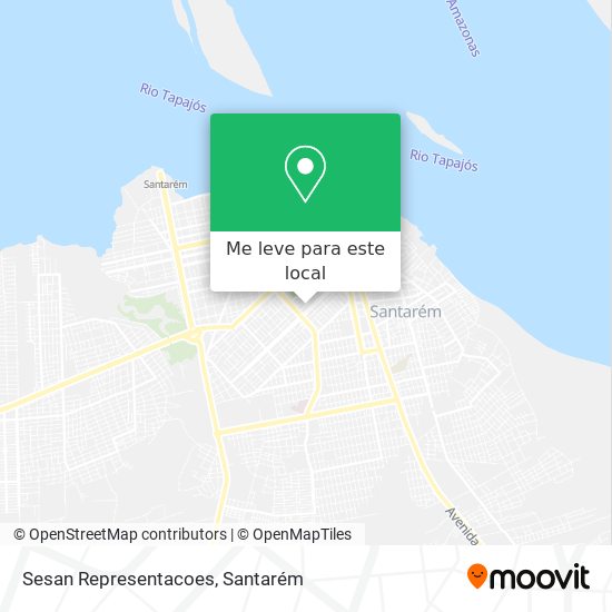Sesan Representacoes mapa