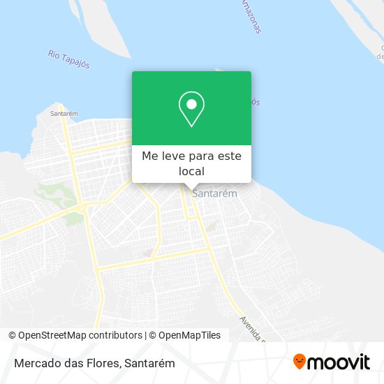 Mercado das Flores mapa