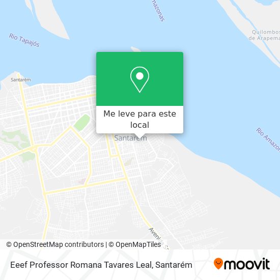 Eeef Professor Romana Tavares Leal mapa