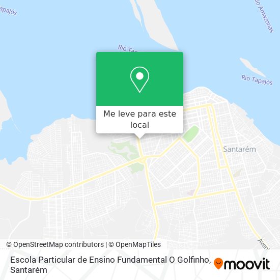Escola Particular de Ensino Fundamental O Golfinho mapa
