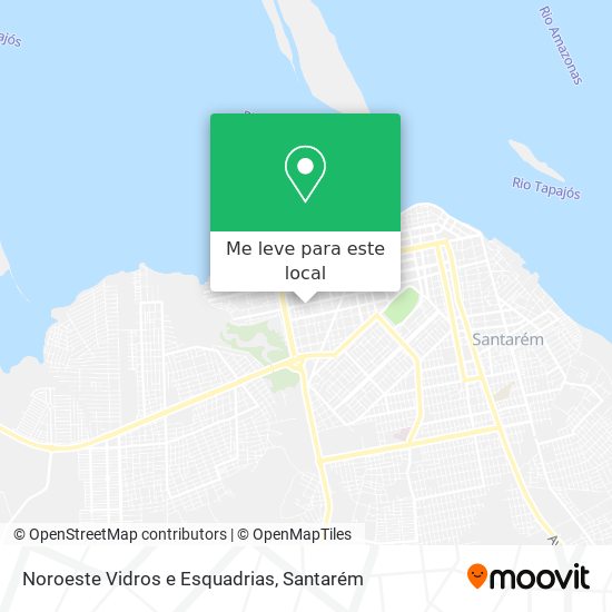 Noroeste Vidros e Esquadrias mapa
