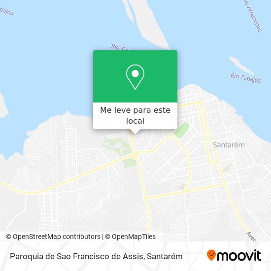Paroquia de Sao Francisco de Assis mapa