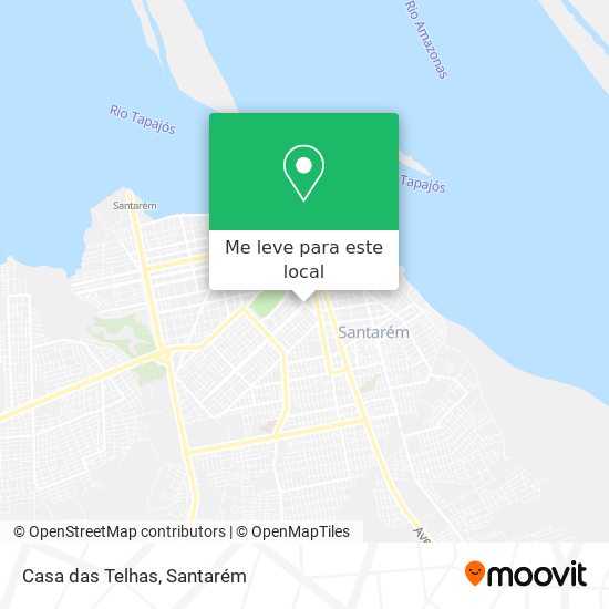 Casa das Telhas mapa