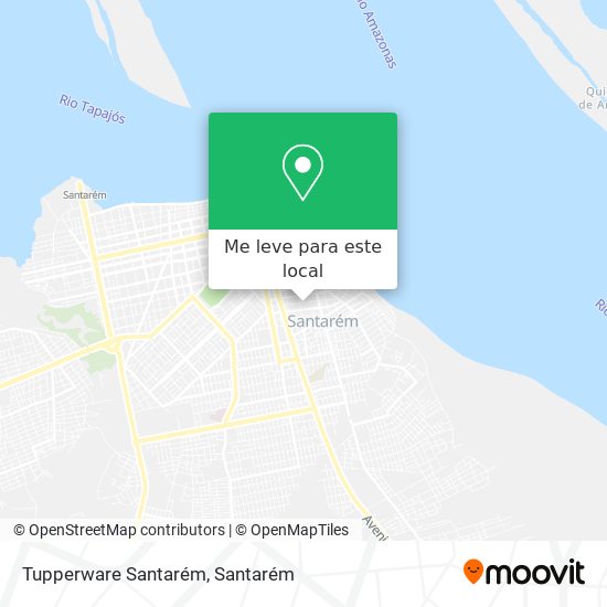 Tupperware Santarém mapa