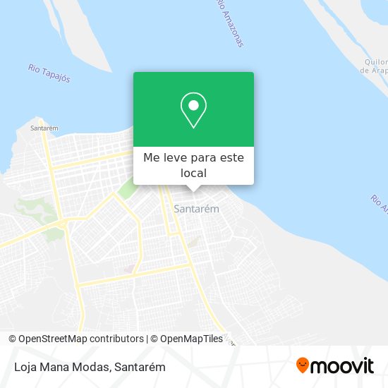 Loja Mana Modas mapa