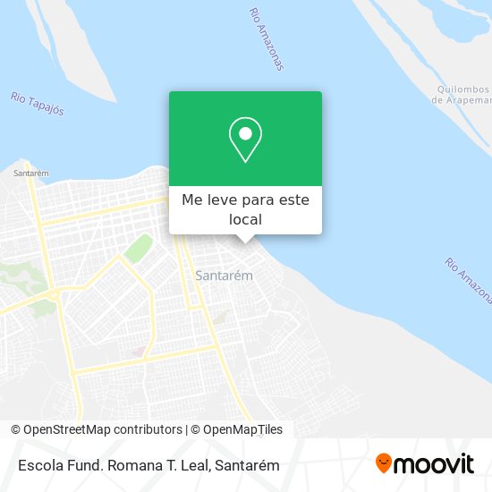 Escola Fund. Romana T. Leal mapa