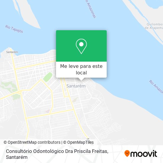 Consultório Odontológico Dra Priscila Freitas mapa