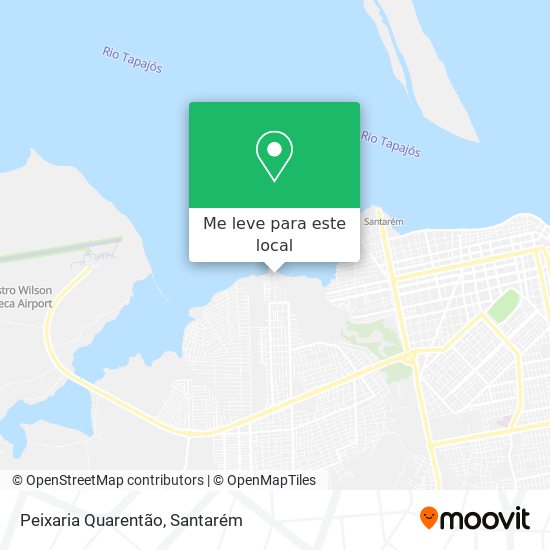 Peixaria Quarentão mapa