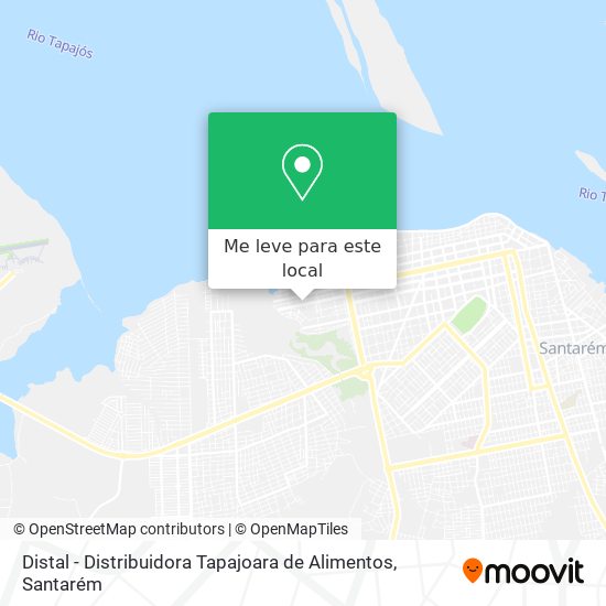 Distal - Distribuidora Tapajoara de Alimentos mapa