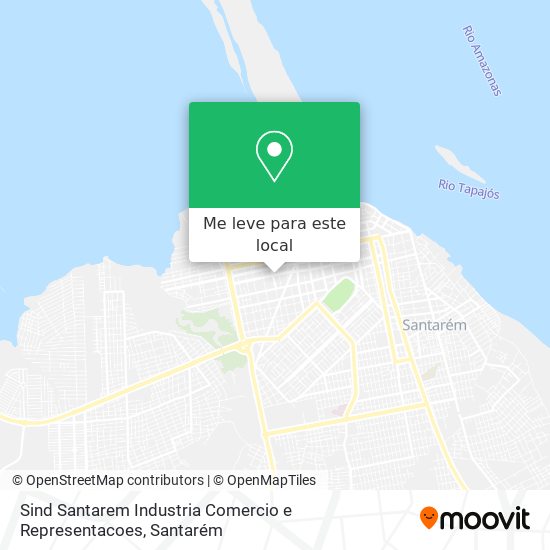 Sind Santarem Industria Comercio e Representacoes mapa