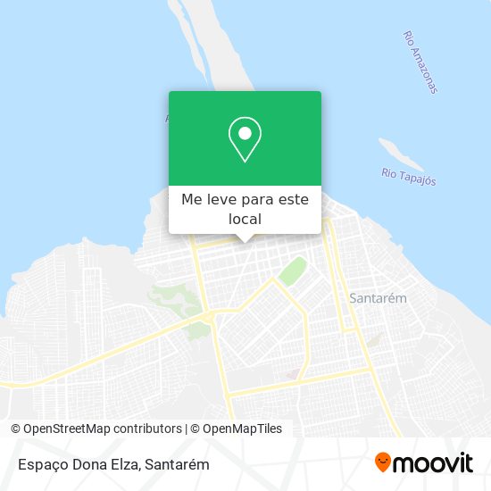 Espaço Dona Elza mapa