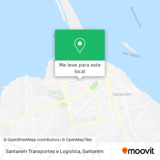 Santarem Transportes e Logistica mapa