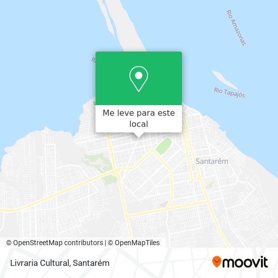 Livraria Cultural mapa
