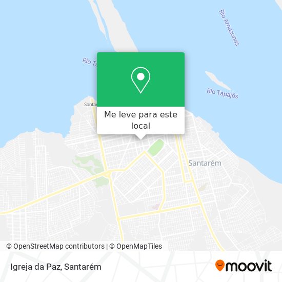 Igreja da Paz mapa
