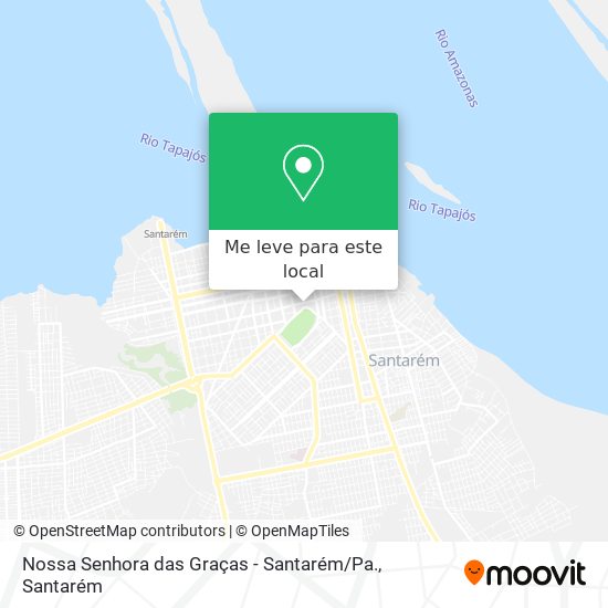 Nossa Senhora das Graças - Santarém / Pa. mapa