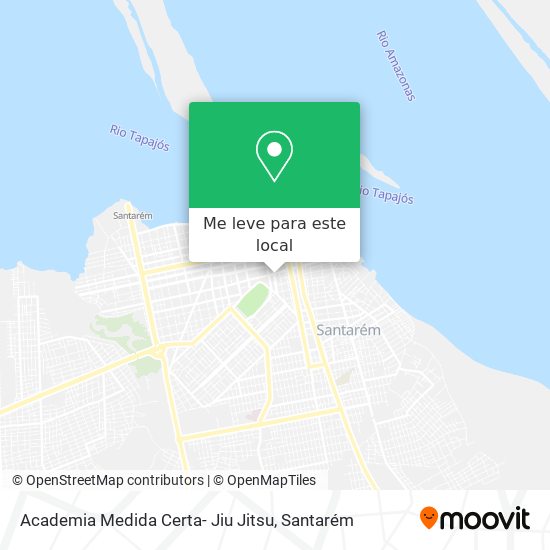 Academia Medida Certa- Jiu Jitsu mapa