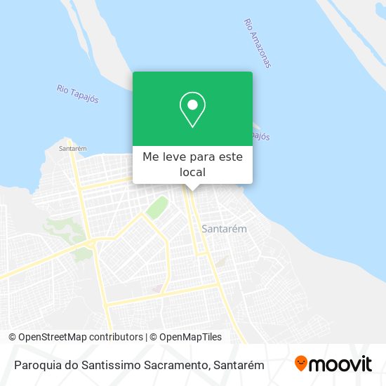 Paroquia do Santissimo Sacramento mapa