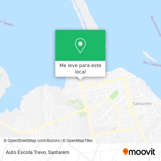 Auto Escola Trevo mapa