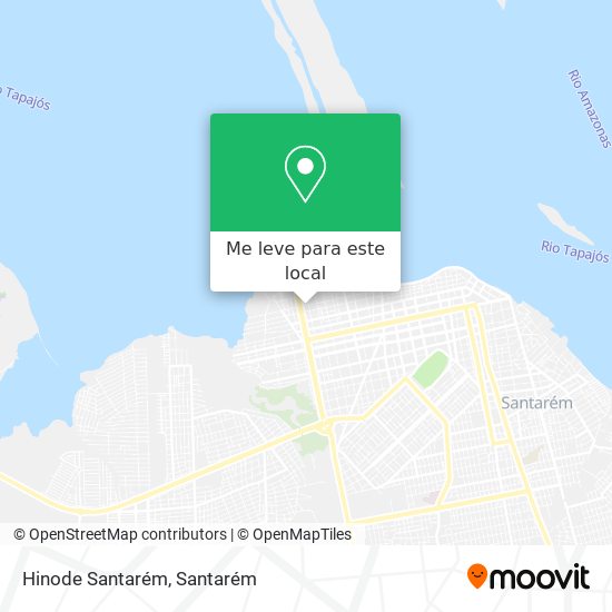 Hinode Santarém mapa
