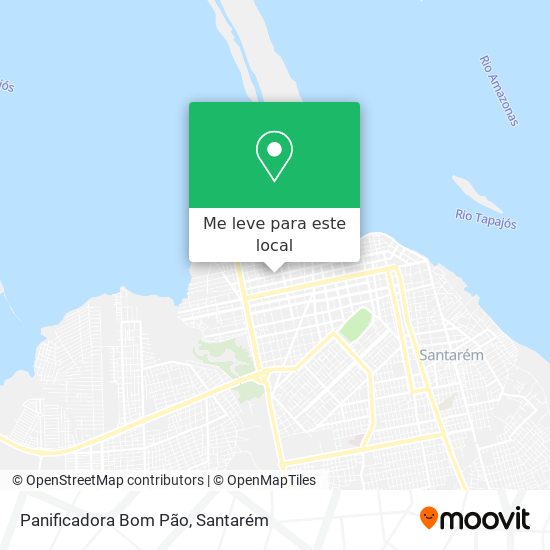 Panificadora Bom Pão mapa