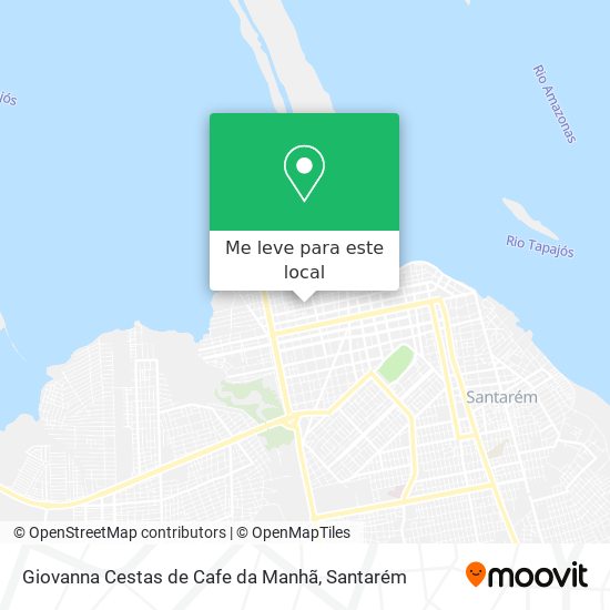 Giovanna Cestas de Cafe da Manhã mapa