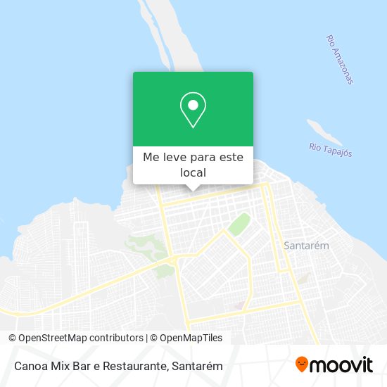 Canoa Mix Bar e Restaurante mapa